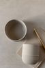 Root stabiler Becher mit gerilltem Boden 7,5 cm beige Bild 2