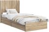 vidaXL Bettgestell mit Stauraum und Kopfteil Sonoma-Eiche 90x200 cm 3414057 Bild 2