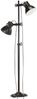 vidaXL Stehlampe 2-flammig Schwarz E27 Gusseisen 320585 Bild 2