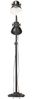 vidaXL Stehlampe 2-flammig Schwarz E27 Gusseisen 320585 Bild 4