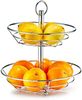 ZELLER Obst-Etagere 27302 Metall, verchromt, ca. Ø 26 x 29 cm Bild 3
