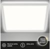 BRILONER - LED Deckenlampe mit indirektem Licht, 3cm flach, neutralweiße Lichtfarbe, Lampe, Deckenleuchte, Wohnzimmerlampe, LED Panel, Küchenlampe, Deckenbeleuchtung, Schlafzimmerlampe, 29,3cm, Weiß Bild 4