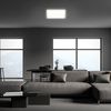 BRILONER - LED Deckenlampe mit indirektem Licht, 3cm flach, neutralweiße Lichtfarbe, Lampe, Deckenleuchte, Wohnzimmerlampe, LED Panel, Küchenlampe, Deckenbeleuchtung, Schlafzimmerlampe, 29,3cm, Weiß Bild 2