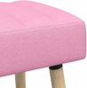 vidaXL Kanalgepolsterte Bank Rosa 80 x 40 x 46 cm Stoff 42038485 Bild 3