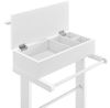 Herrendiener Lulboll 44x35x110 cm Weiß [en. casa] Bild 5