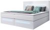 Boxspringbett Sejour mit LED u. Stauraum 160x200 Weiß H4 (100kg+) Bild 1