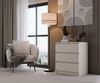 Selsey 'Malwa' Kommode mit drei Schubladen, greige, ca. 75 x 70 x 40 cm Bild 2