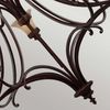 Kronleuchter, Hängelampe, Stahl Glas, D 137 cm Bild 4