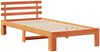 vidaXL Bettrahmen Wachsbraun 80 x 200 cm Massives Kiefernholz 872631 Bild 4