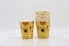 200x Kaffeebecher Morning Coffee Papierbecher PE beschichtet 8 oz / 200ml Gelb Bild 4
