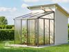 GFP Gewächshaus Anlehngewächshaus Ella 33 - Aluminium - 199x194 cm - 16 mm Polycarbonat-Platten Bild 2