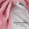 Wende-Bettwäsche Cashmere Touch - Wolkenschloss Silber - Rose 135x200cm / 80x80cm Bild 4