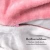 Wende-Bettwäsche Cashmere Touch - Wolkenschloss Silber - Rose 135x200cm / 80x80cm Bild 3