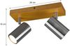 Deckenstrahler, Holz, Spots verstellbar L 26 cm Bild 3