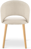 GOEURVANT 1316 Esszimmerstühle 2er-Set, Webstoff - Beige Bild 5