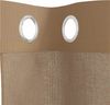 vidaXL Voile Vorhänge mit Ösen 2 Stk. Hellbraun 4102125 Bild 5