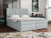 Boxspringbett Malmo Box, Hellgrau, 140x200 cm Bild 2