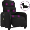 vidaXL Massagesessel Elektrisch Schwarz Stoff 3206788 Bild 2