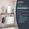 FACKELMANN VERONA LED Spiegelschrank 80 cm breit, Weiß Hochglanz Bild 2