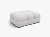 Micadoni Hocker Kendal 1-Sitzer Samt Magic Velvet Hellgrau Bild 2