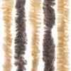 vidaXL Fliegenvorhang Dunkelbraun und Beige 56x185 cm Chenille 377353 Bild 5