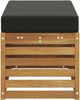 vidaXL Outdoor Hocker Bank Massivholz Akazie Natur 900686 Bild 4
