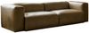 KAWOLA Sofa CELESTE 4-Sitzer Leder camel 72 x 114 x 302 cm Bild 3