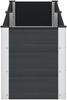 vidaXL Hochbeet Schwarz 200 x 50 x 54 cm 42038984 Bild 4