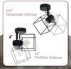 ZMH Schwarzer Deckenstrahler E14 350° Verstellbare Deckenlampe Vintage Metall Wohnzimmer Bild 5