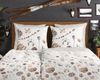 Good Morning Flanell Bettwäsche 155x220 Mirre Zweige Natur Wende sand 30919 Bild 3