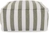 Vente-unique - NOUMARA Gartensitzgruppe Stoff BeigeWeiß - B 70 cm x H 35 cm x L 70 cm Bild 4