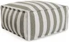 Vente-unique - NOUMARA Gartensitzgruppe Stoff BeigeWeiß - B 70 cm x H 35 cm x L 70 cm Bild 2