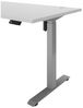 Schreibtisch Pronto, Holzwerkstoff, Kunststoff, Stahl, Silber, Grau Bild 5