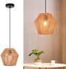 ZMH Vintage-Pendelleuchte aus Rattan, 150 cm, E27, 40 W Bild 2