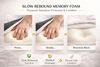 wohnTRAUM24 Nackenstützkissen Orthopädisches Nackenkissen, Memory Foam, Ergonomisches Schlafkissen, Füllung: Memory- & Polyetherschaum, Seitenschläfer, Bauchschläfer, Rückenschläfer Bild 3