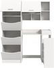 Waschmaschienenumbau Set (B/H/T: 145x195x62 cm) in weiß Nachbildung Bild 3