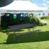 Relaxdays Bierbank 2er Set 180 cm Bild 2