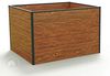 GFP Hochbeet Kräuter-Gemüse-Beet Aluminium CHRISTINA - 119x99x77cm - Holzoptik Bild 2