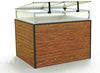 GFP Hochbeet Kräuter-Gemüse-Beet Aluminium CHRISTINA - 119x99x77cm - Holzoptik Bild 3