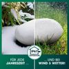 EASYmaxx LED Solarleuchte mit Farbwechsel | Deko Gartenleuchte mit LED Beleuchtung | Wunderschöne Lichteffekte mit Tageslichtsensor In & Outdoor | Gartendeko Witterungsbeständig IP67, Stein Set Bild 3
