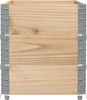 vidaXL Paletten-Aufsatzrahmen 3 Stk. 100x50 cm Massivholz Kiefer 3295370 Bild 4