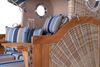 Strandkorb Komplettset - bene living - Ammersee Grande XL Teak - PE shell - Modell 580 - inkl. Liftersystem Bild 5