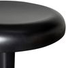 Barhocker Isaac aus Metall, modern höhenverstellbar, schwarz lackiert, für Dein Zuhause Bild 5