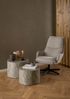 Couchtisch >Dice< (2er-Set) in Struktur Marmor-Grau, MDF-Dekor - 58x40x58cm (BxHxT) Bild 4