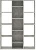 vidaXL Raumteiler/Bücherregal Betongrau 100x24x140 cm Holzwerkstoff 800445 Bild 5