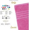 Lavea Gästehandtuch Bali, 30x50cm aus 100% Bio-Baumwolle, einzigartig weiche Gästetücher mit Aufhänger (Set, 2-St), hochwertiges und nachhaltiges Premium Gästetuch – saugstarke Faser Bild 3