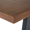 Esstisch dunkler Holzfarbton 160x90 cm AUSTIN Bild 5