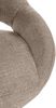 Barhocker SEGAD - Stoff Taupe 46.5x48x85 cm Silber | Barstuhl Mit Lehne Tresenhocker Tresenstuhl Kneipenhocker Kneipenstuhl Bild 4