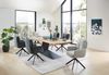 Esstisch >Alan< in Eiche massiv, schwarz - 200x76x100 (BxHxT) Bild 5