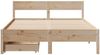 vidaXL Massivholzbett ohne Matratze 140x190 cm Kiefernholz 3301761 Bild 4
